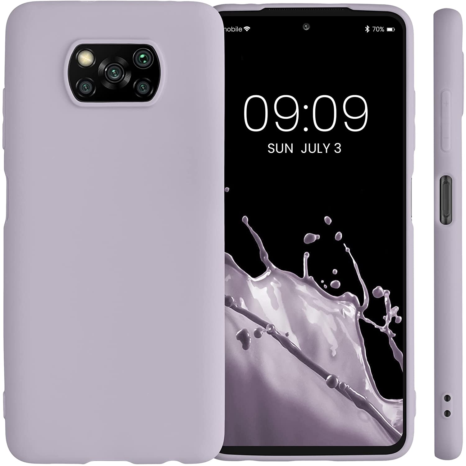 KW Xiaomi Poco X3 NFC / Poco X3 Pro Θήκη Σιλικόνης TPU - Lavender - 53482.108