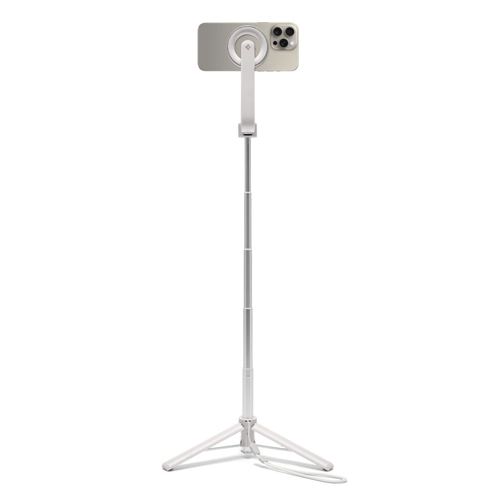 Spigen S571W Ασύρματο MagSafe Selfie Stick με Τρίποδο και Bluetooth Τηλεχειριστήριο - Dune Beige