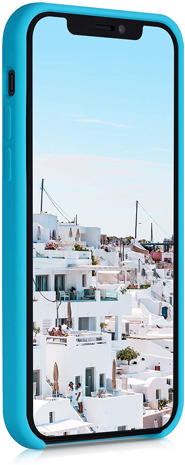 KW iPhone 12 / iPhone 12 Pro Θήκη Σιλικόνης Rubber TPU - Ice Blue - 52641.205