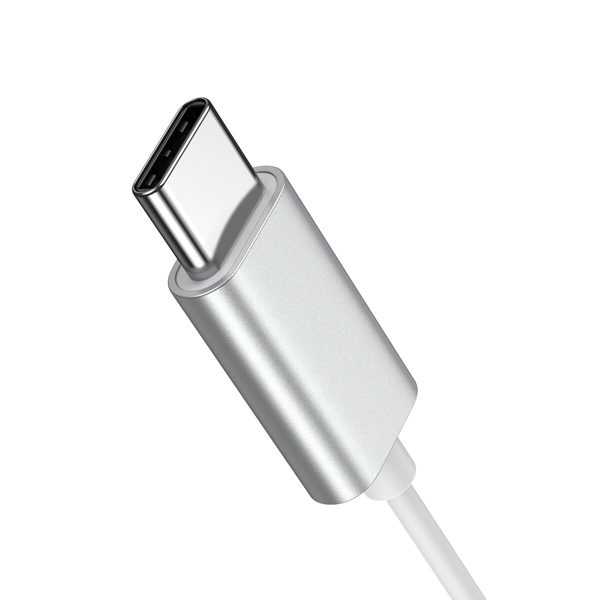 Joyroom JR-EC06 USB-C Handsfree Ακουστικά με Ενσωματωμένο Μικρόφωνο - Silver