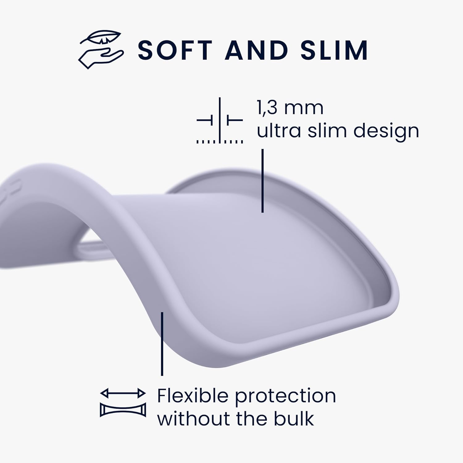 KW Samsung Galaxy A54 5G Θήκη Σιλικόνης TPU - Pastel Lavender