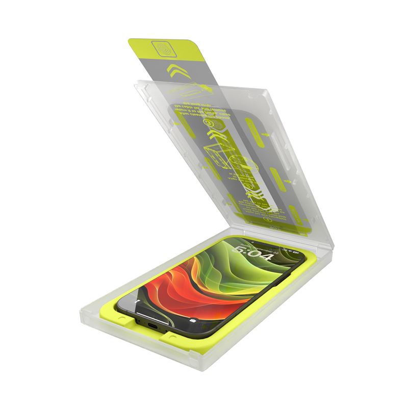 Mobile Origin iPhone 16 Screen Guard Privacy 9H Αντιχαρακτικό Γυαλί Οθόνης με Κιτ Εγκατάστασης - Black