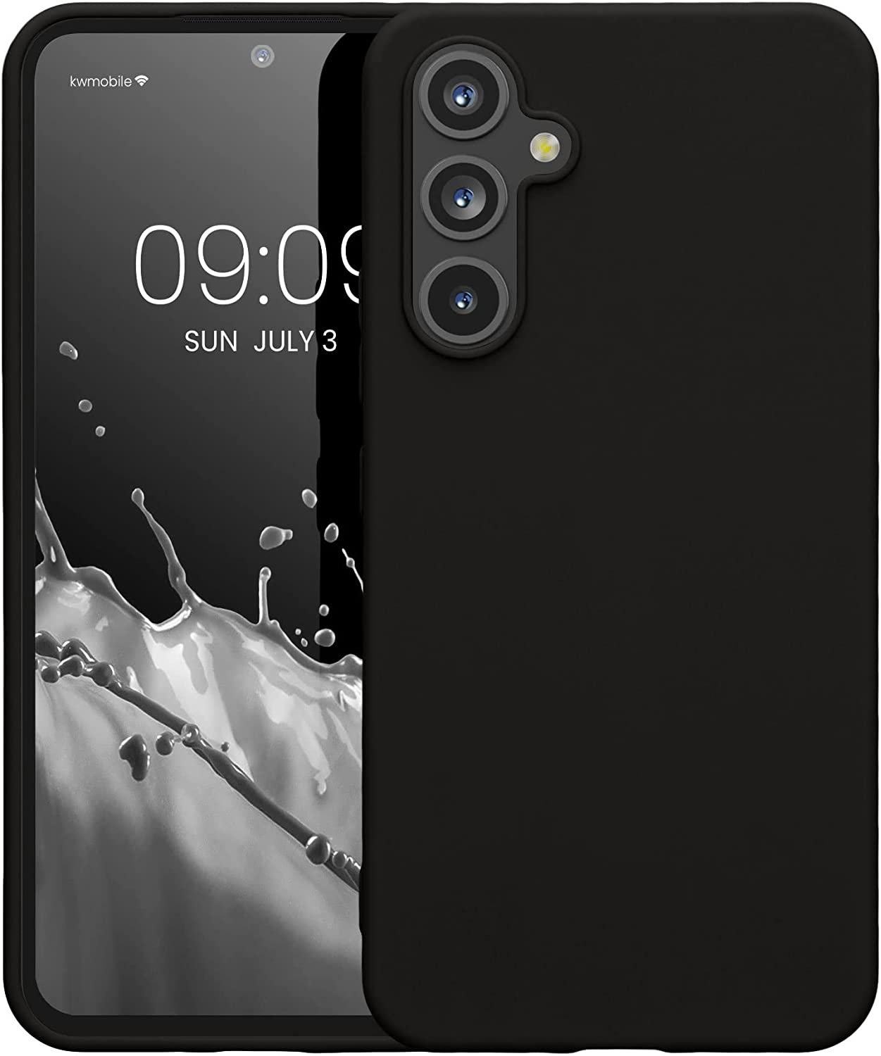 KW Samsung Galaxy A54 5G Θήκη Σιλικόνης TPU - Black - 60796.01