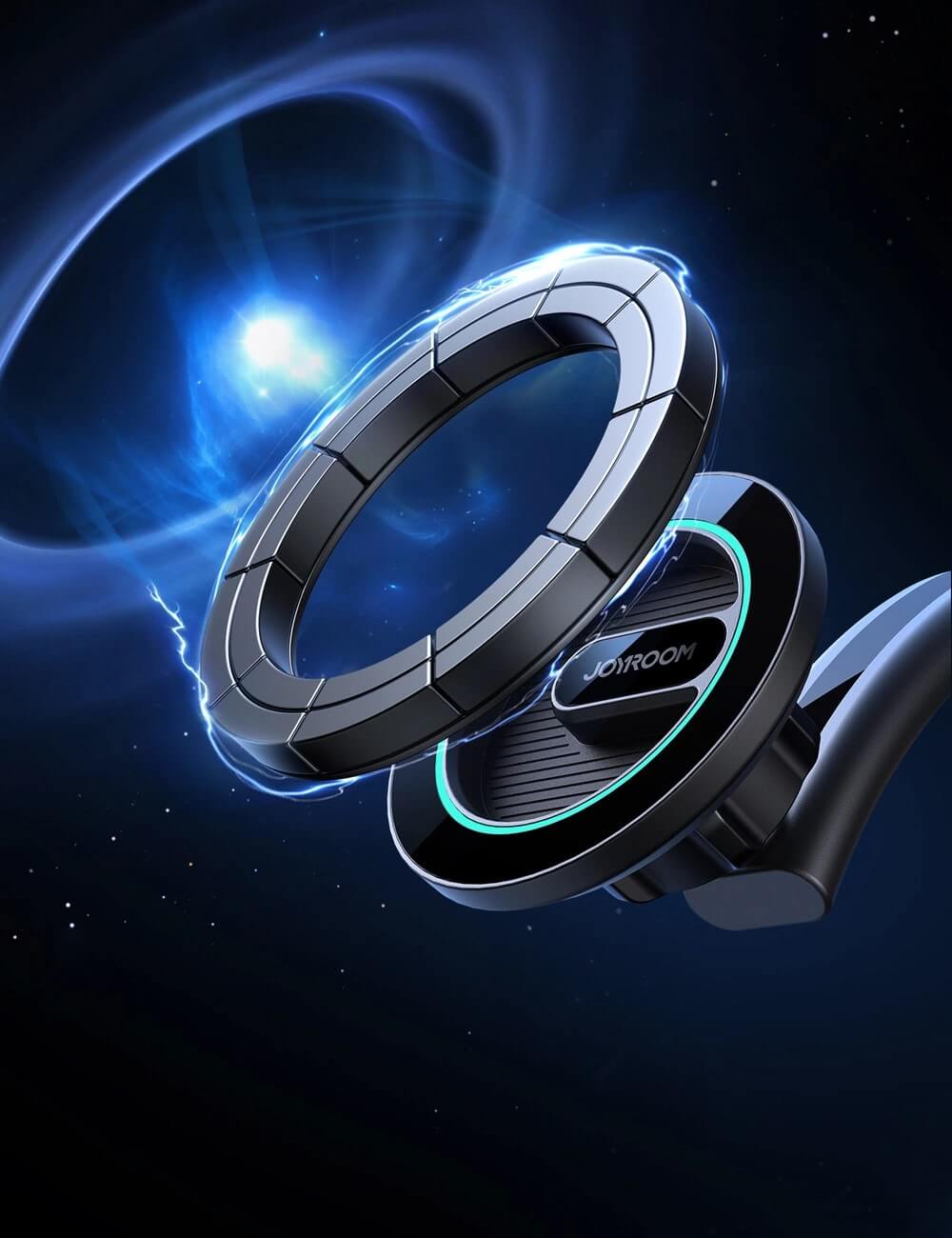 Joyroom Μαγνητική Βάση Αυτοκινήτου για το Ταμπλό και τον Αεραγωγό του Αυτοκινήτου - Black - JR-ZS366