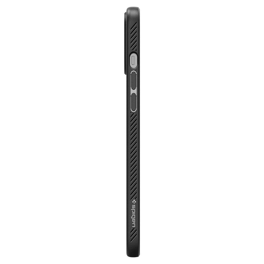Spigen iPhone 12 / iPhone 12 Pro Liquid Air Θήκη Σιλικόνης - Matte Black