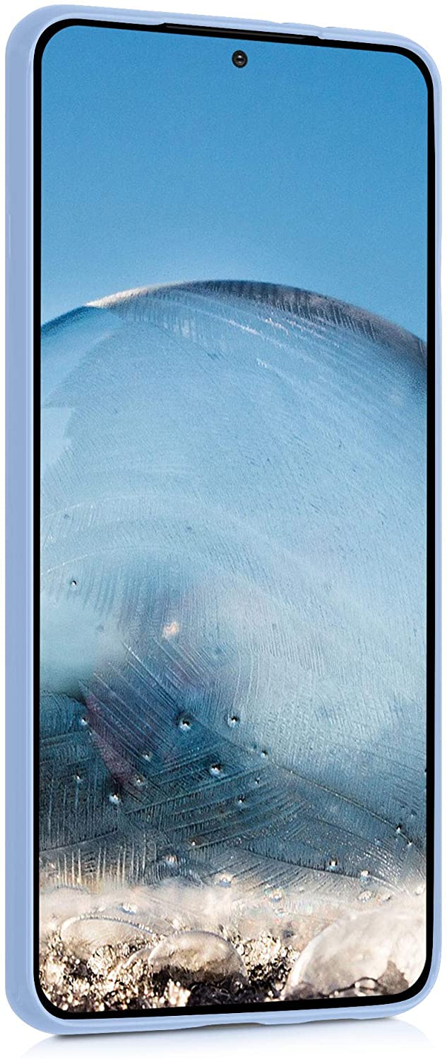 KW Samsung Galaxy S21 Plus Θήκη Σιλικόνης TPU - Light Blue Matte - 54065.58