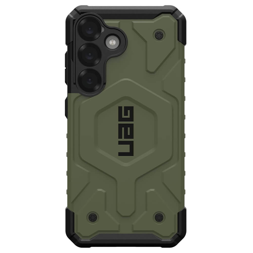 UAG Samsung Galaxy S25 Pathfinder Clear MagSafe Σκληρή Θήκη με MagSafe - Olive Drab