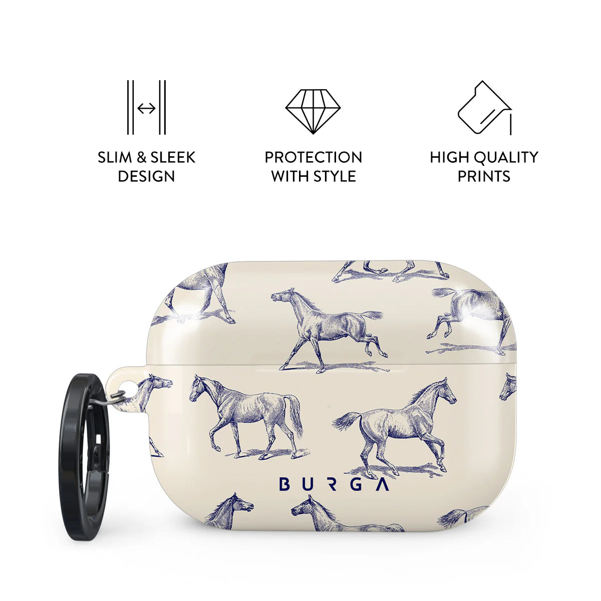 Burga AirPods Pro 2 Σκληρή Θήκη - Derby Race
