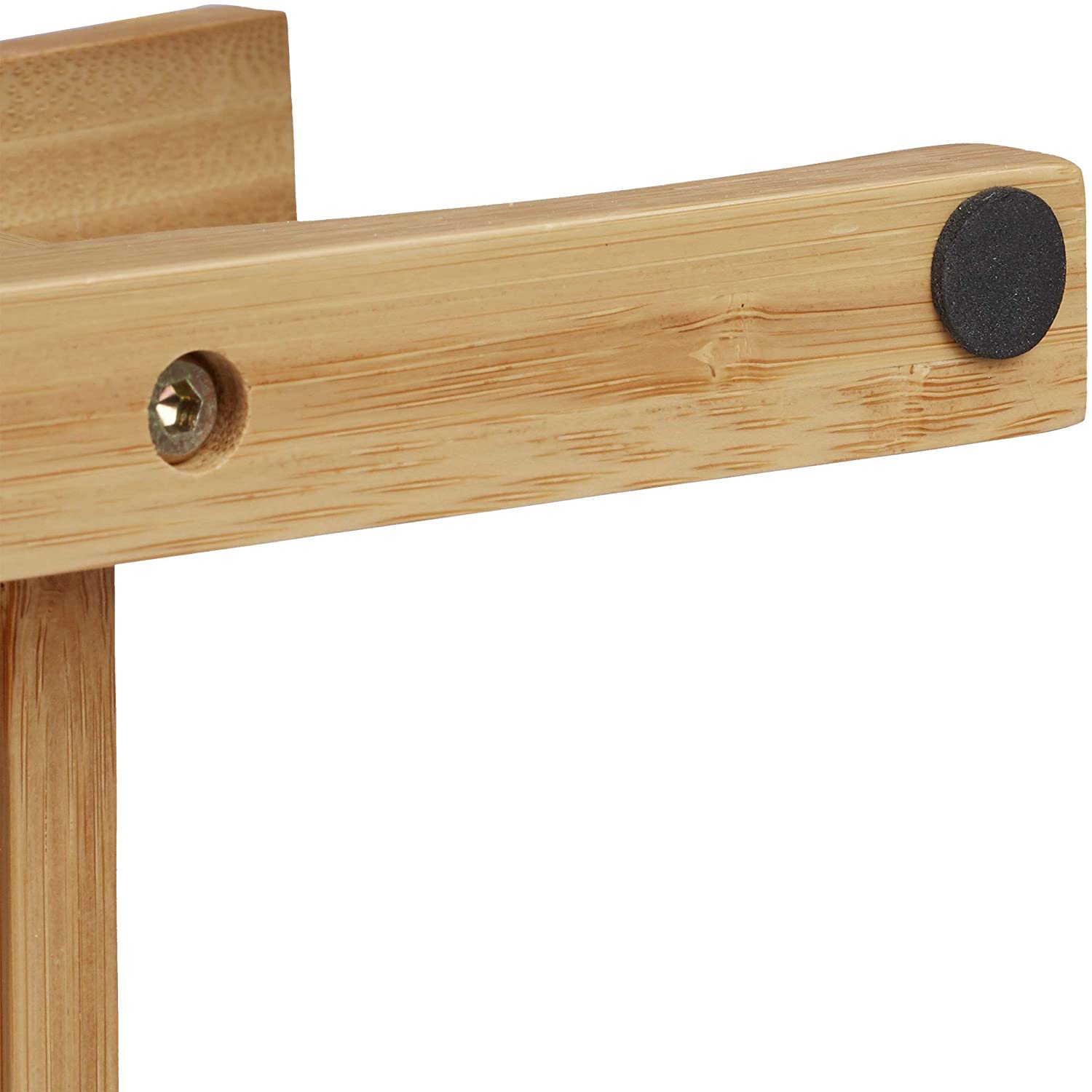 Relaxdays Ξύλινο Ράφι για Κρασί από Μπαμπού με 9 Διαμερίσματα - Natural - 4052025202453