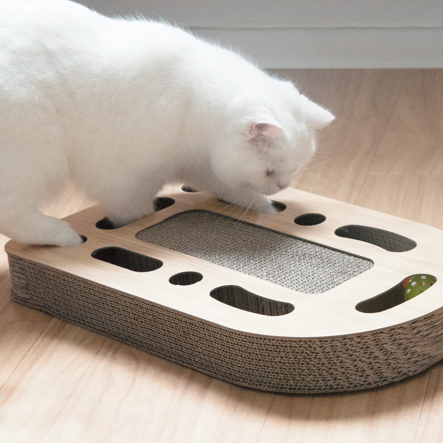 Navaris Cat Play and Scratch Board - Ονυχοδρόμιο για Γάτες - 50 x 30 x 6cm - Cardboard - 51359.01