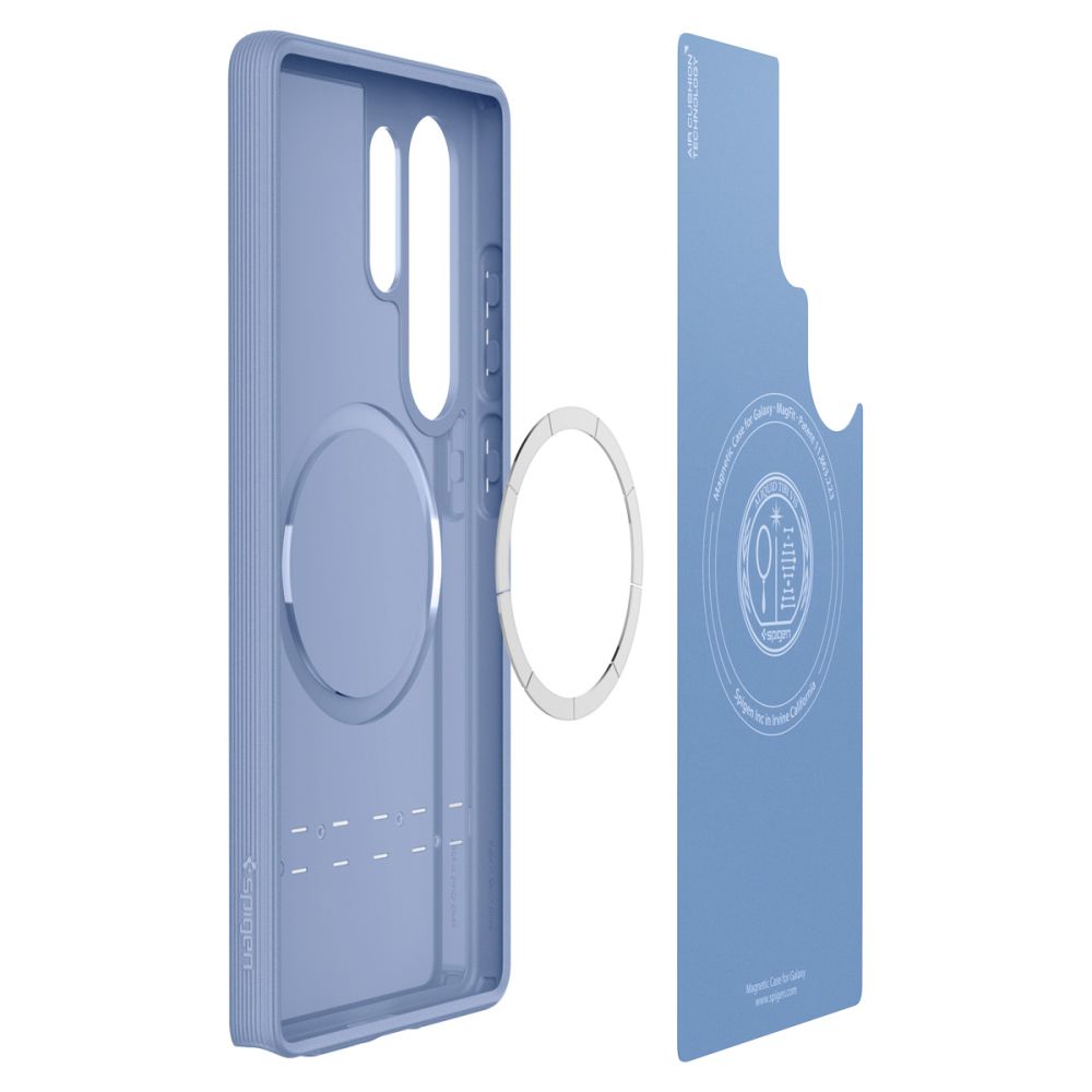 Spigen Samsung Galaxy S25 Ultra - Parallax Mag Θήκη Σιλικόνης με Σκληρό Πλαίσιο και MagSafe - Purple Ish