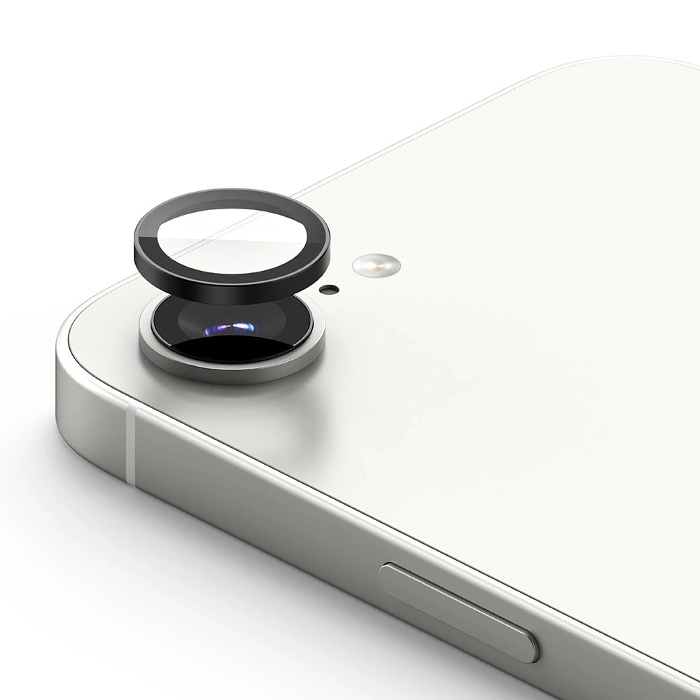 Ringke iPhone 16e Lens Frame Glass Αντιχαρακτικό Γυαλί για την Κάμερα - 2 Τεμάχια - Black