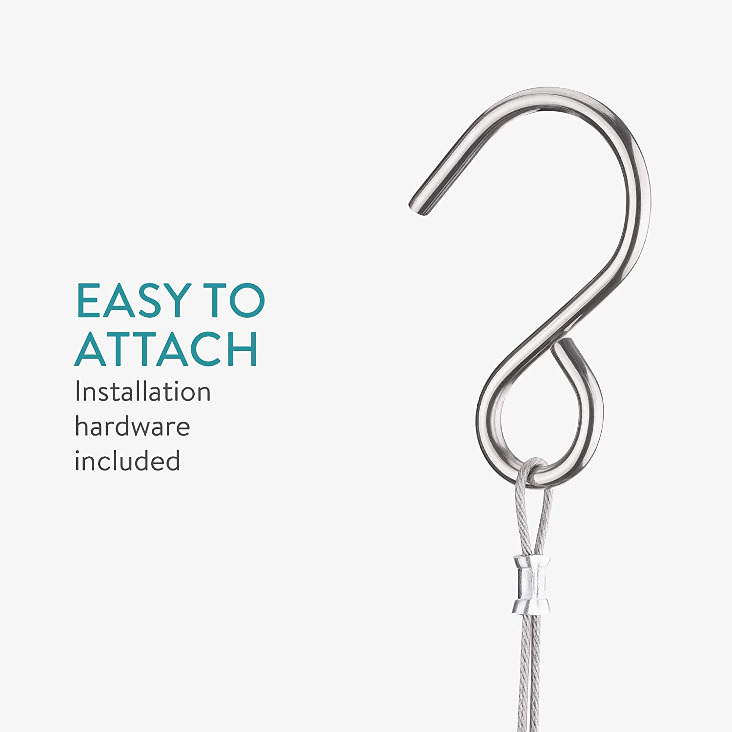 Navaris Παιδική Κρεμαστή Ξύλινη Κρεμάστρα με ξύλινες Χάντρες - Brown - 57290.01