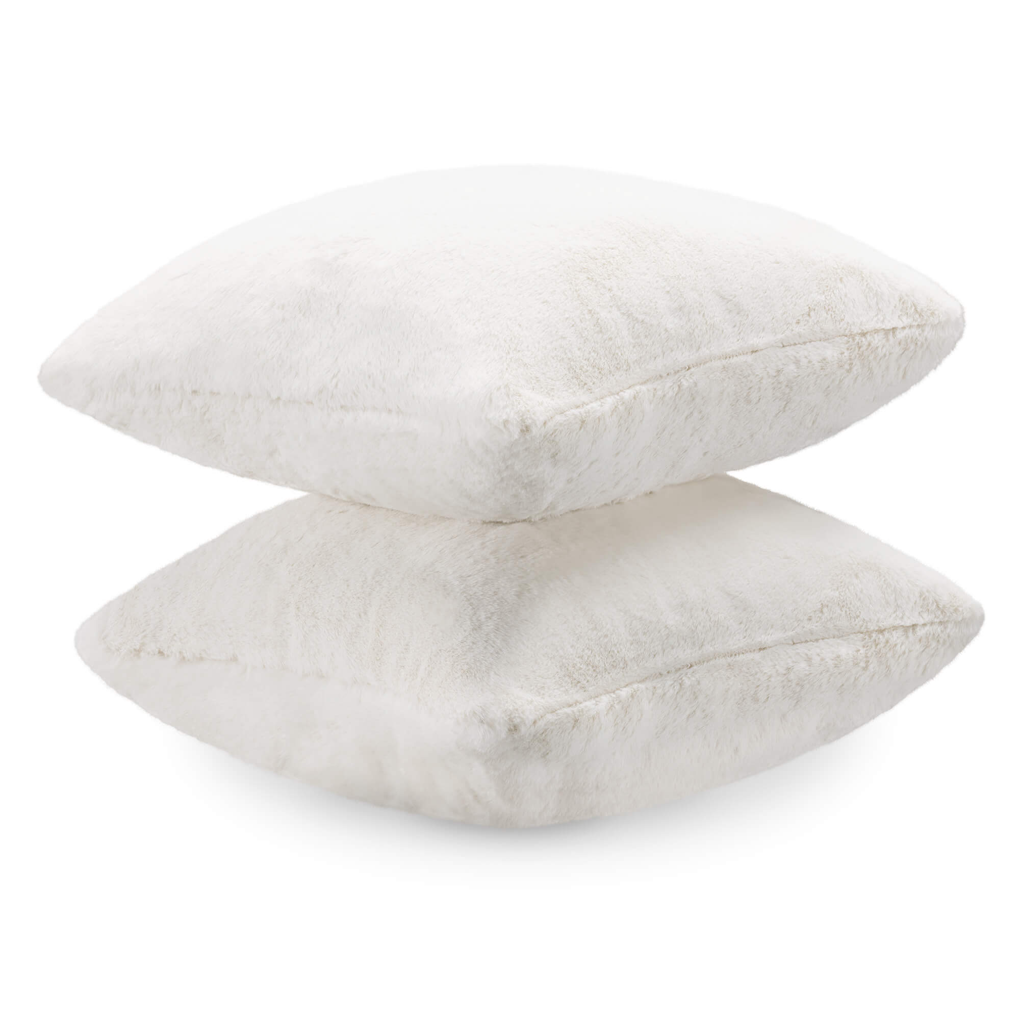 Navaris Σετ με 2 Γούνινα Καλύμματα Μαξιλαριών - Beige - 55427.02.16