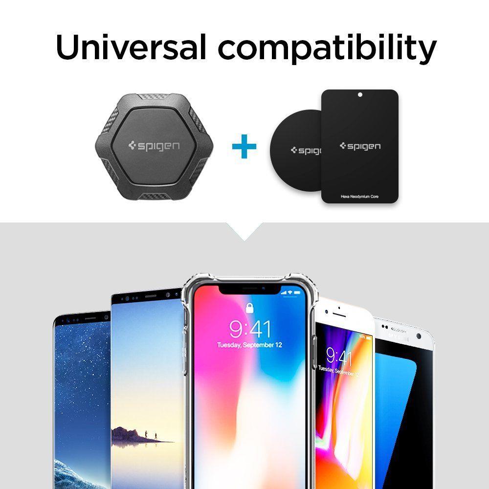 Spigen QS24 CD Car Mount Holder Universal Βάση Αυτοκινήτου για την Υποδοχή του CD Player - Black