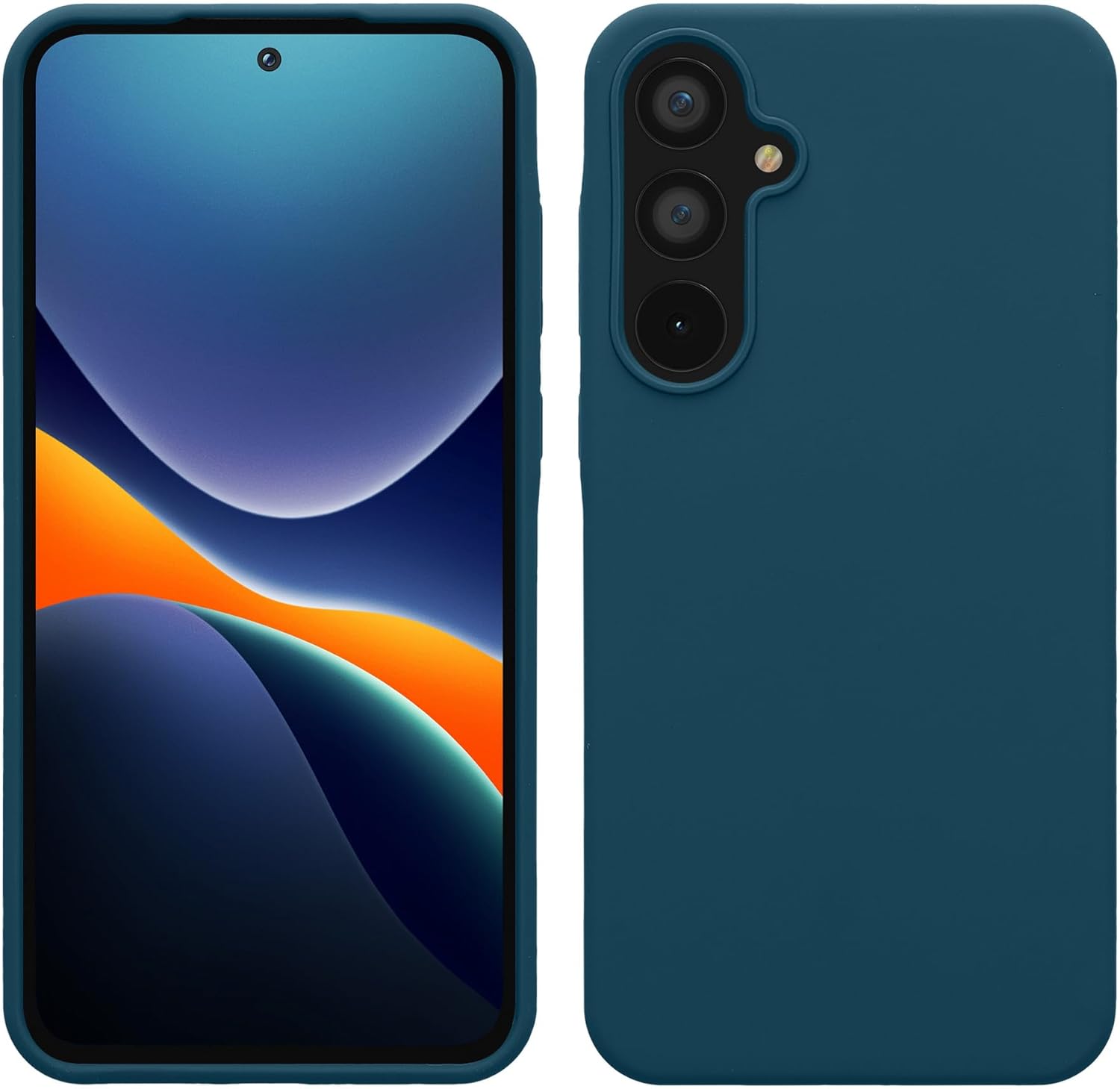 KW Samsung Galaxy A55 5G Θήκη Σιλικόνης Rubberized TPU - Matte Petrol