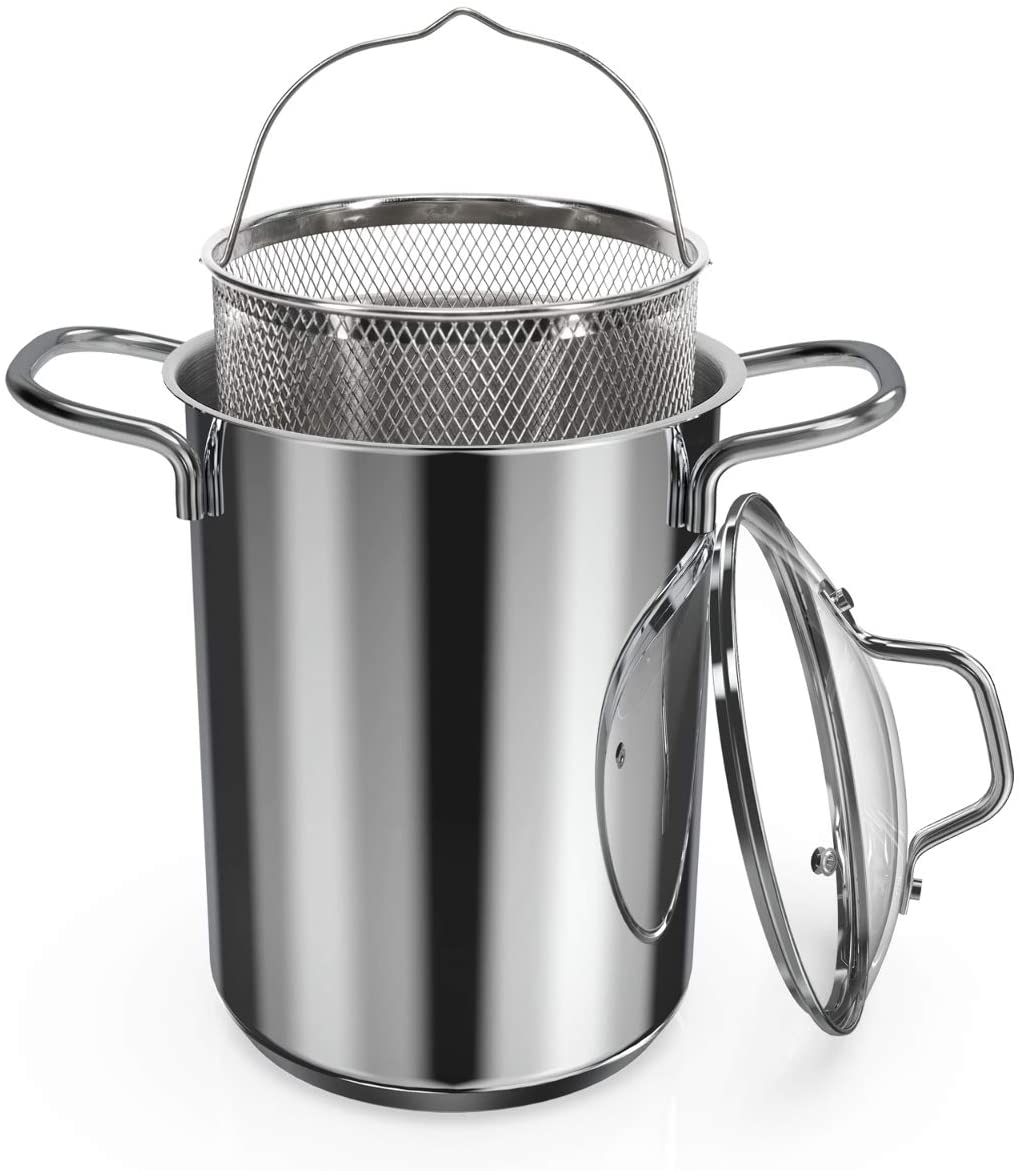 Navaris Κατσαρόλα Μαγειρικής για Σπαγγέτι ή Σπαράγγια - 16cm - Silver - 49580.01