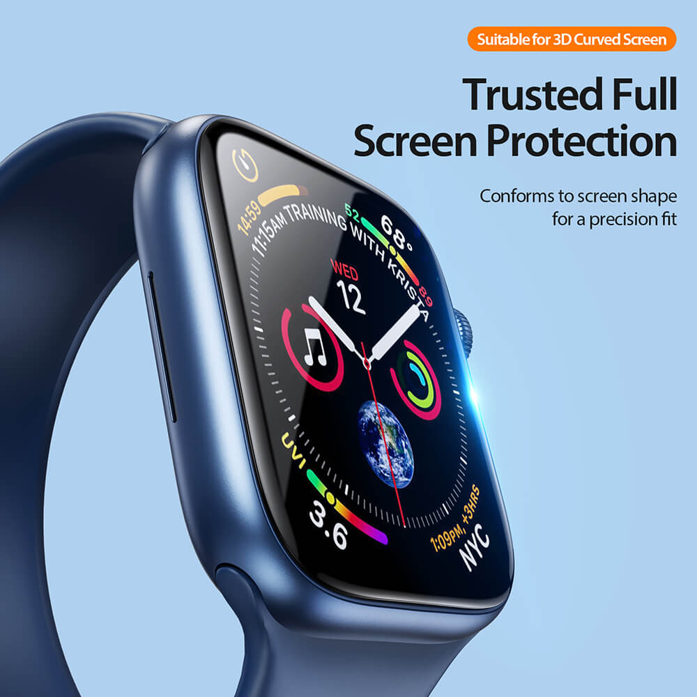 Dux Ducis Προστασία Οθόνης Apple Watch 10/11 - 42mm - Pmma Screen Protector Series Αντιχαρακτικό Γυαλί Οθόνης - 2 Τεμάχια - Black