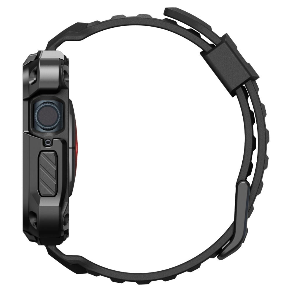 Spigen Λουράκι Apple Watch 7 / 8 45mm Tough Armor Pro με Θήκη Προστασίας - Metal Black