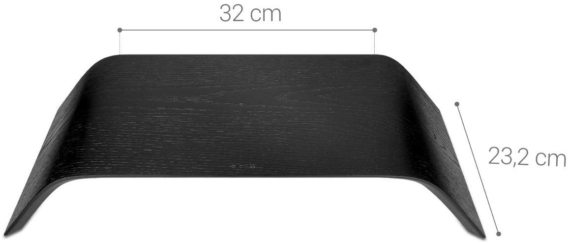 Kalibri Computer Monitor Wood Stand Βάση Στήριξης Οθόνης από Ξύλο - Black Oak - 39070.01