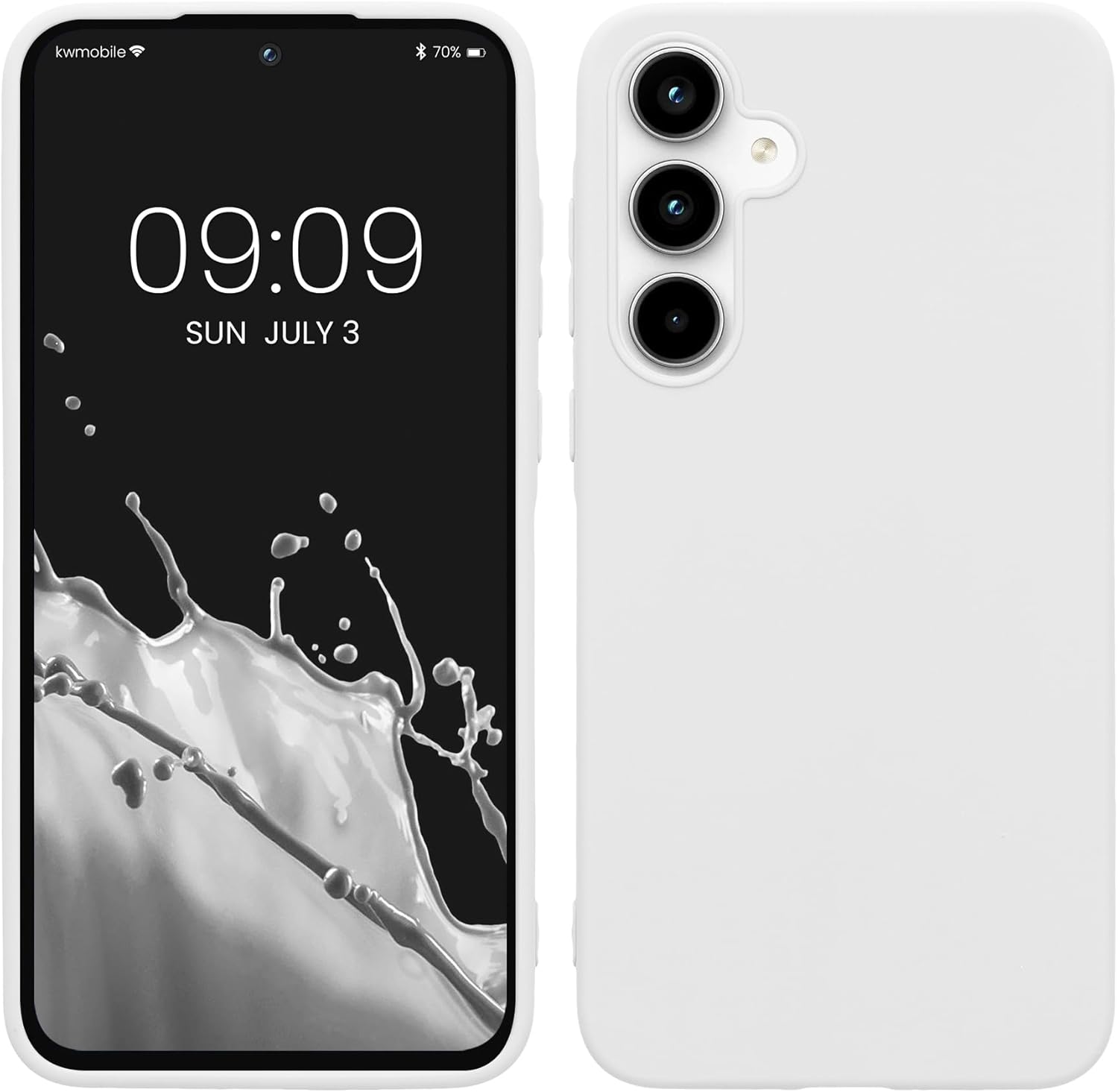 KW Samsung Galaxy A35 5G Λεπτή Θήκη Σιλικόνης TPU - Matte White