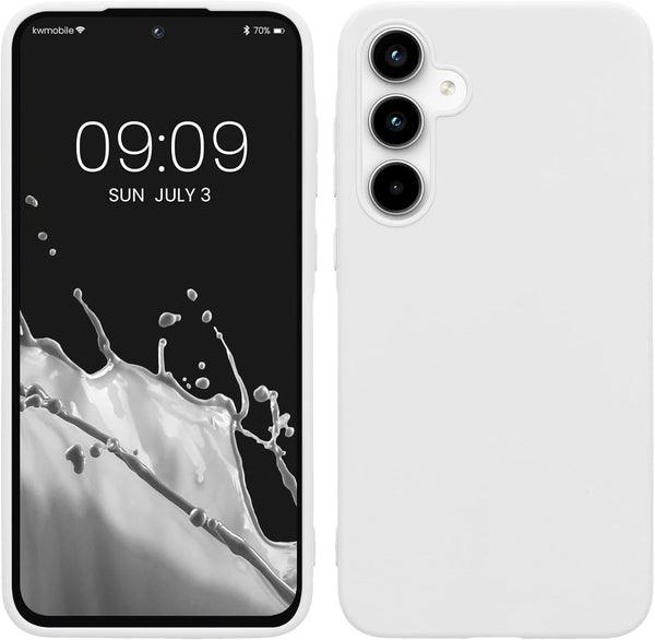 KW Samsung Galaxy A35 5G Λεπτή Θήκη Σιλικόνης TPU - Matte White - likebrands.gr