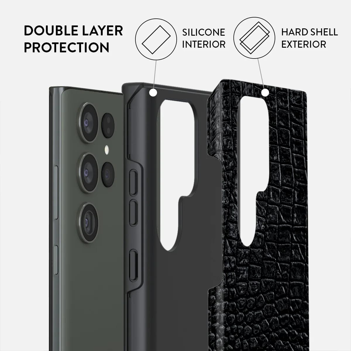 Burga Samsung Galaxy S23 Ultra Fashion Tough Σκληρή Θήκη - Reaper's Touch