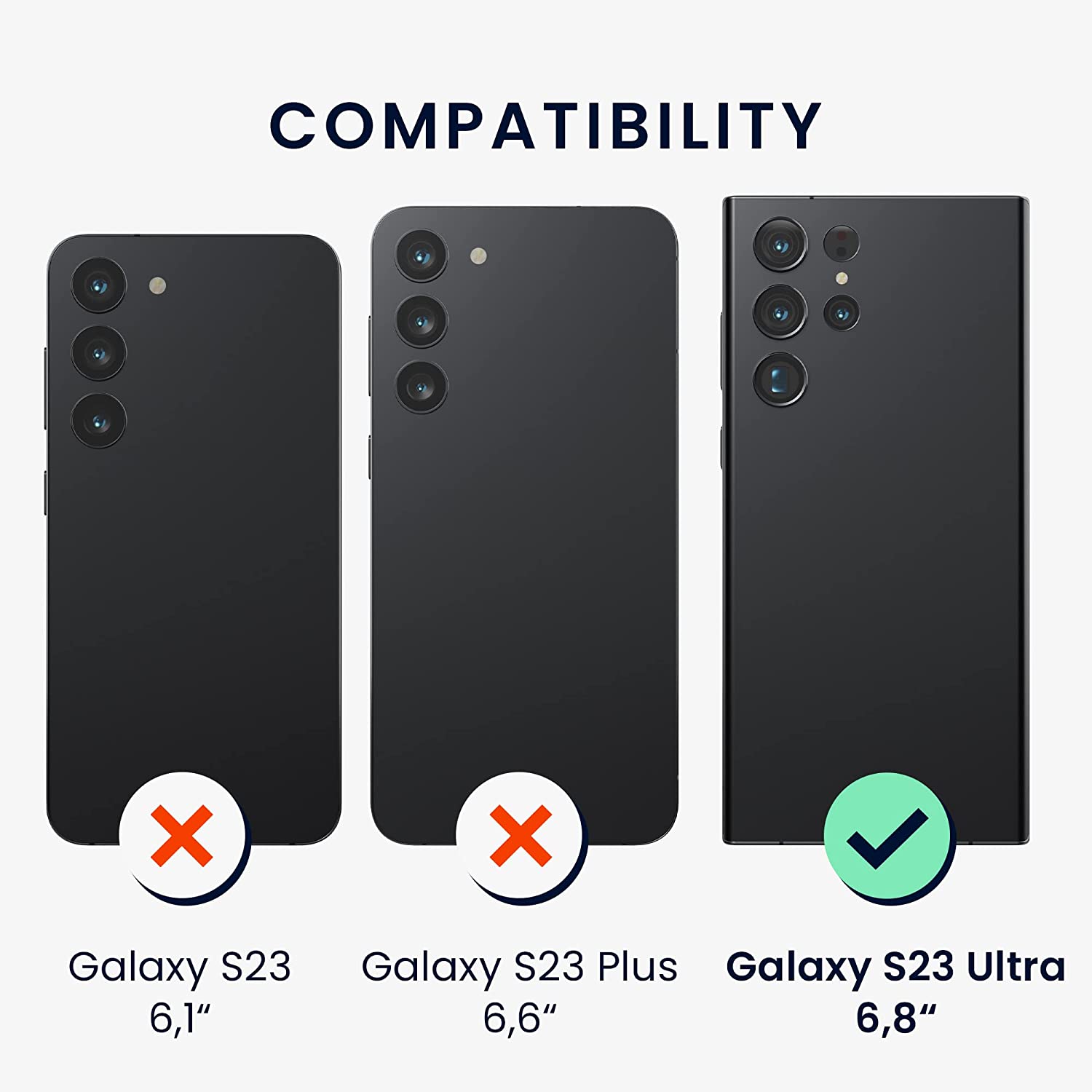 KW Samsung Galaxy S23 Ultra Θήκη Σιλικόνης Rubberized TPU - Arctic Night - 60275.207