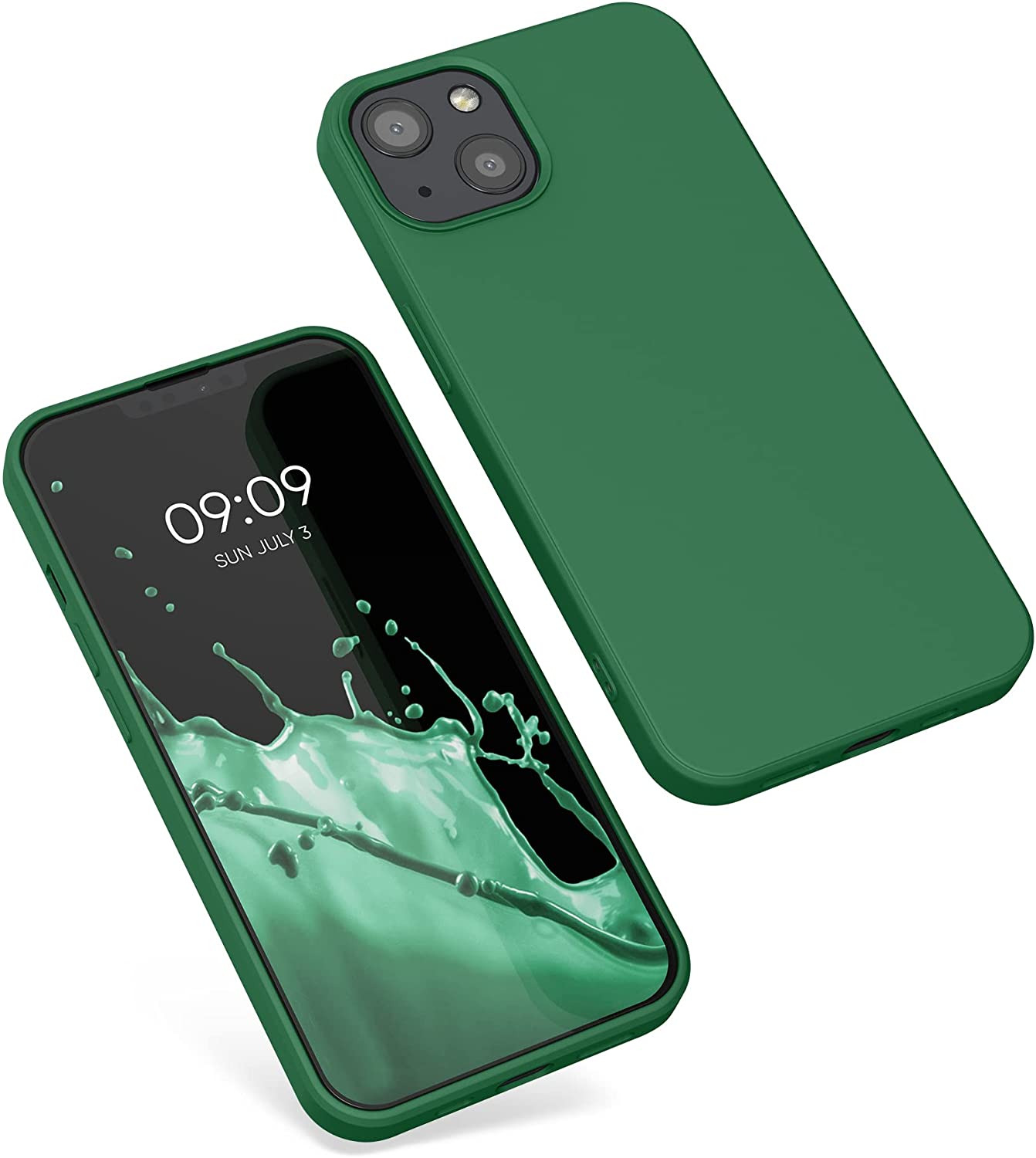 KW iPhone 13 Θήκη Σιλικόνης Rubberized TPU - Pixie Green - 55948.227