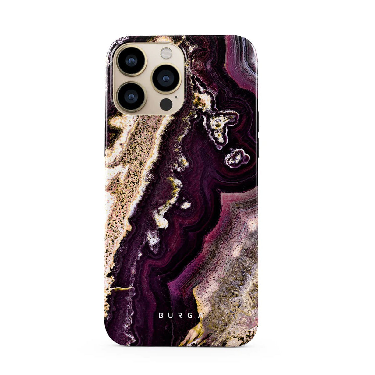 Burga iPhone 14 Pro Max Fashion Tough Σκληρή Θήκη - Purple Skies