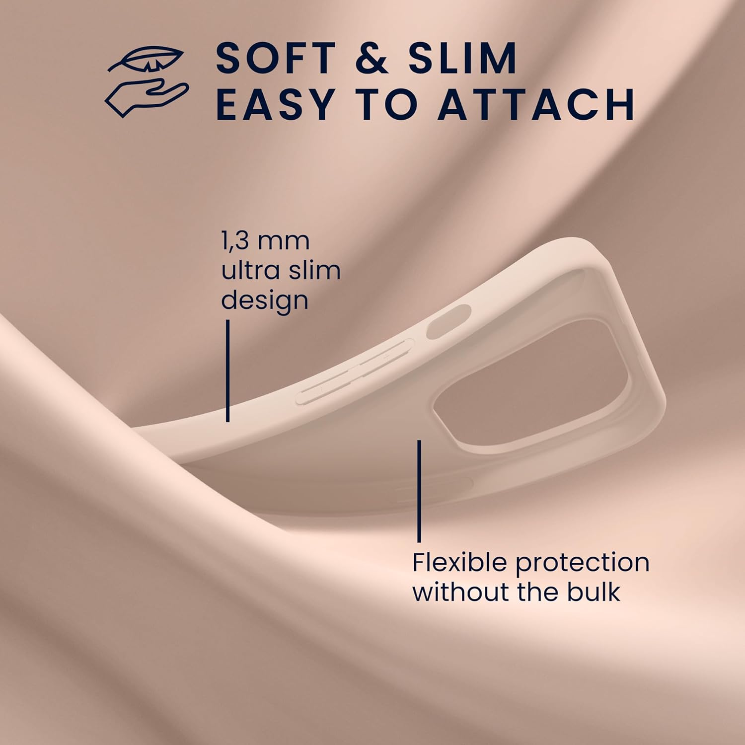 KW iPhone 15 Pro Max Λεπτή Θήκη Σιλικόνης TPU - Coconut Swirl - 61960.225