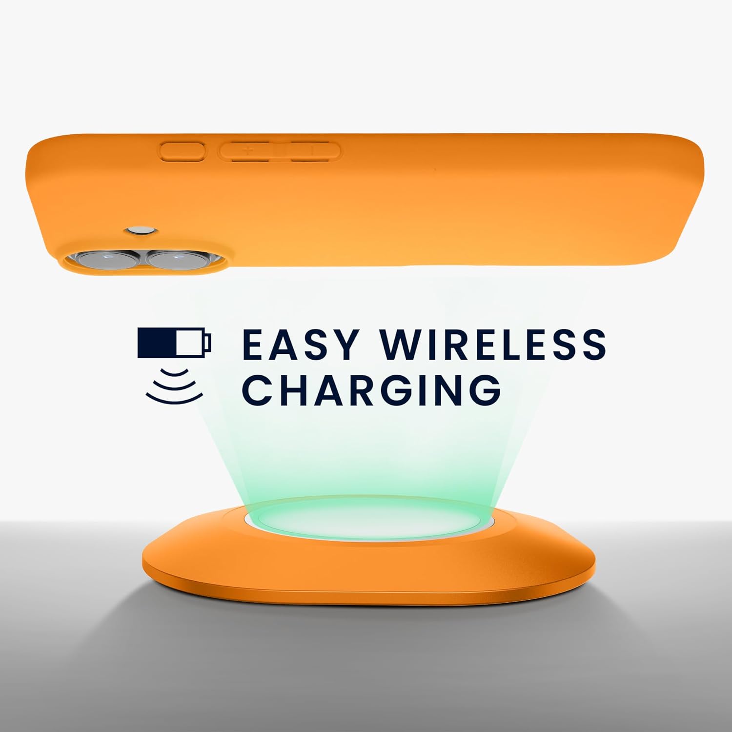 KW iPhone 16 Λεπτή Θήκη Σιλικόνης TPU - Fruity Orange