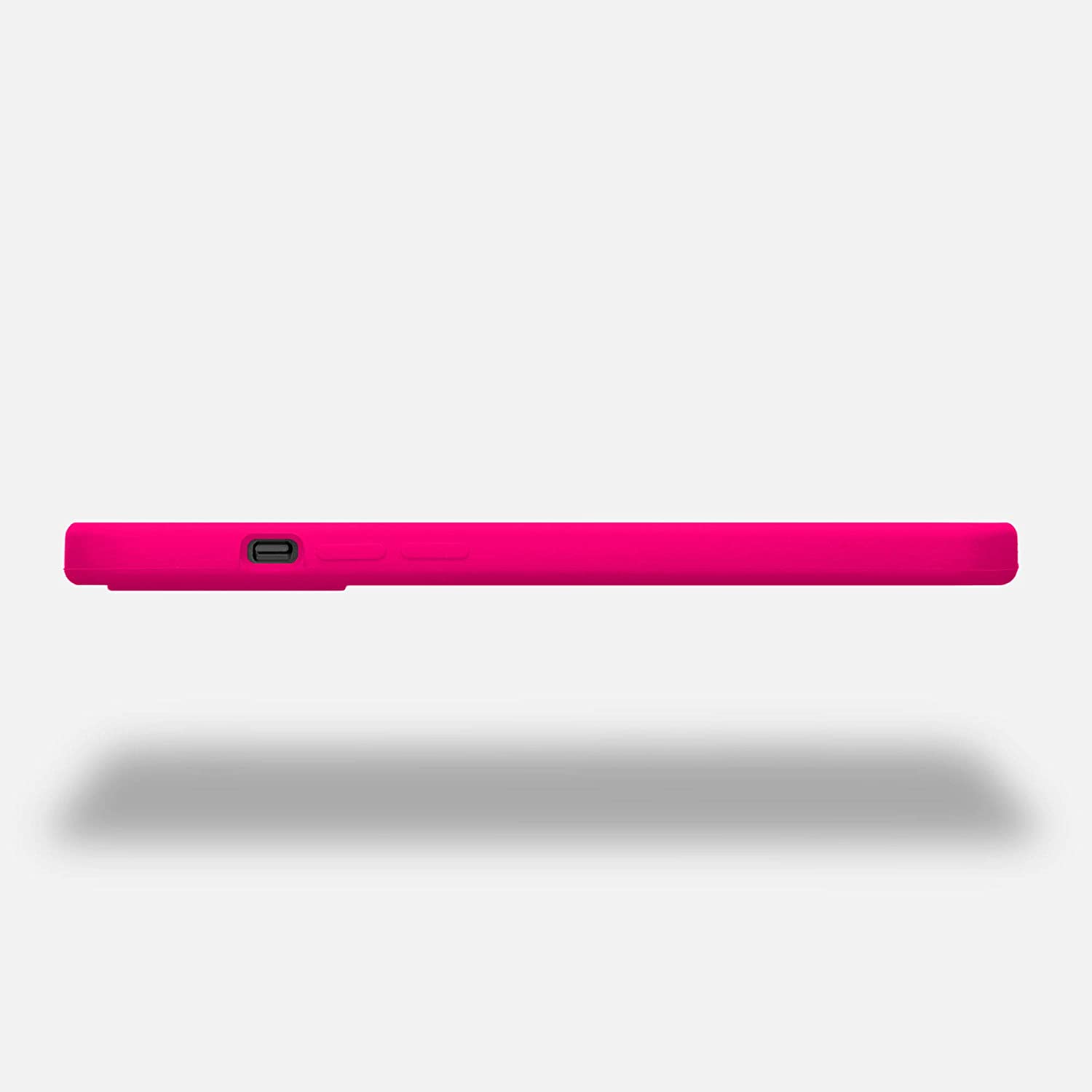 KW iPhone 12 Pro Max Θήκη Σιλικόνης Rubber TPU - Neon Pink - 52644.08