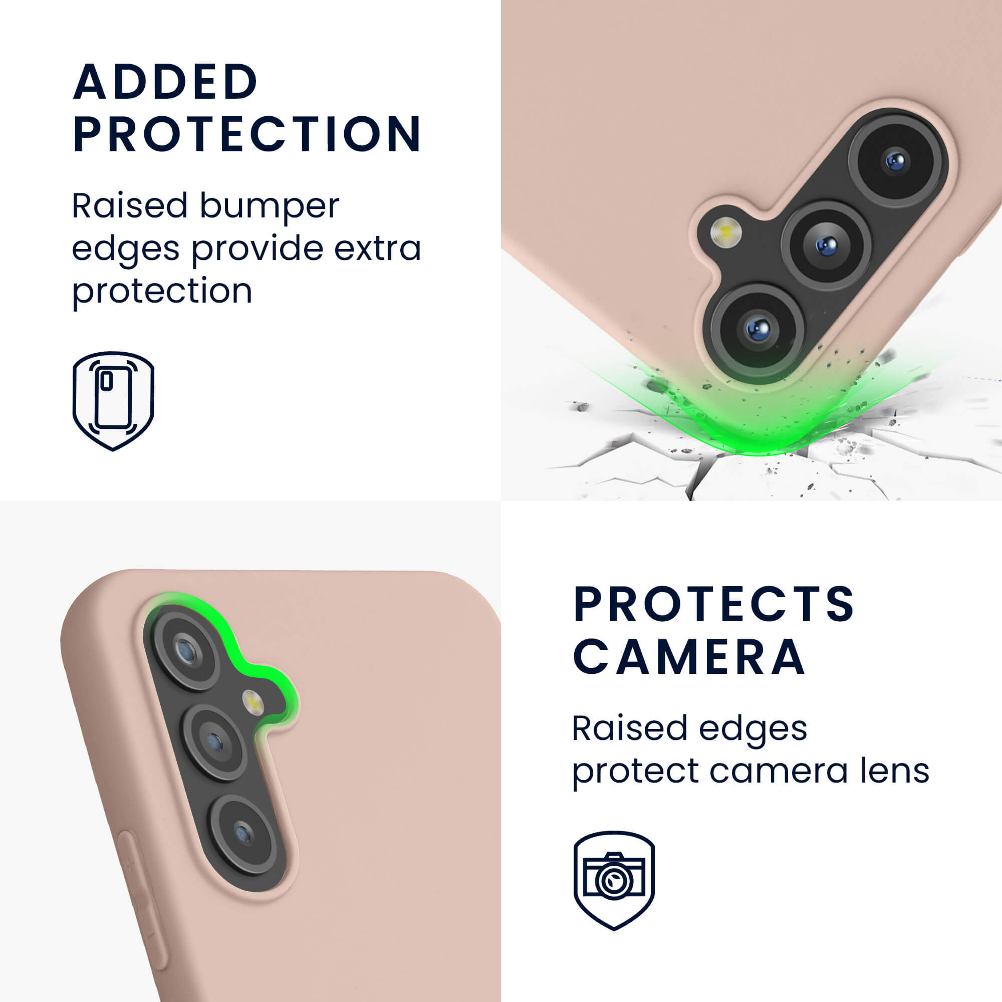 KW Samsung Galaxy A54 5G Θήκη Σιλικόνης TPU - Coconut Swirl - 60796.225