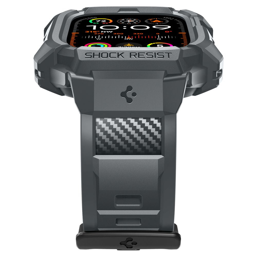 Spigen Λουράκι Apple Watch Ultra (1/2/3) - 49mm Rugged Armor Pro - Dark Grey