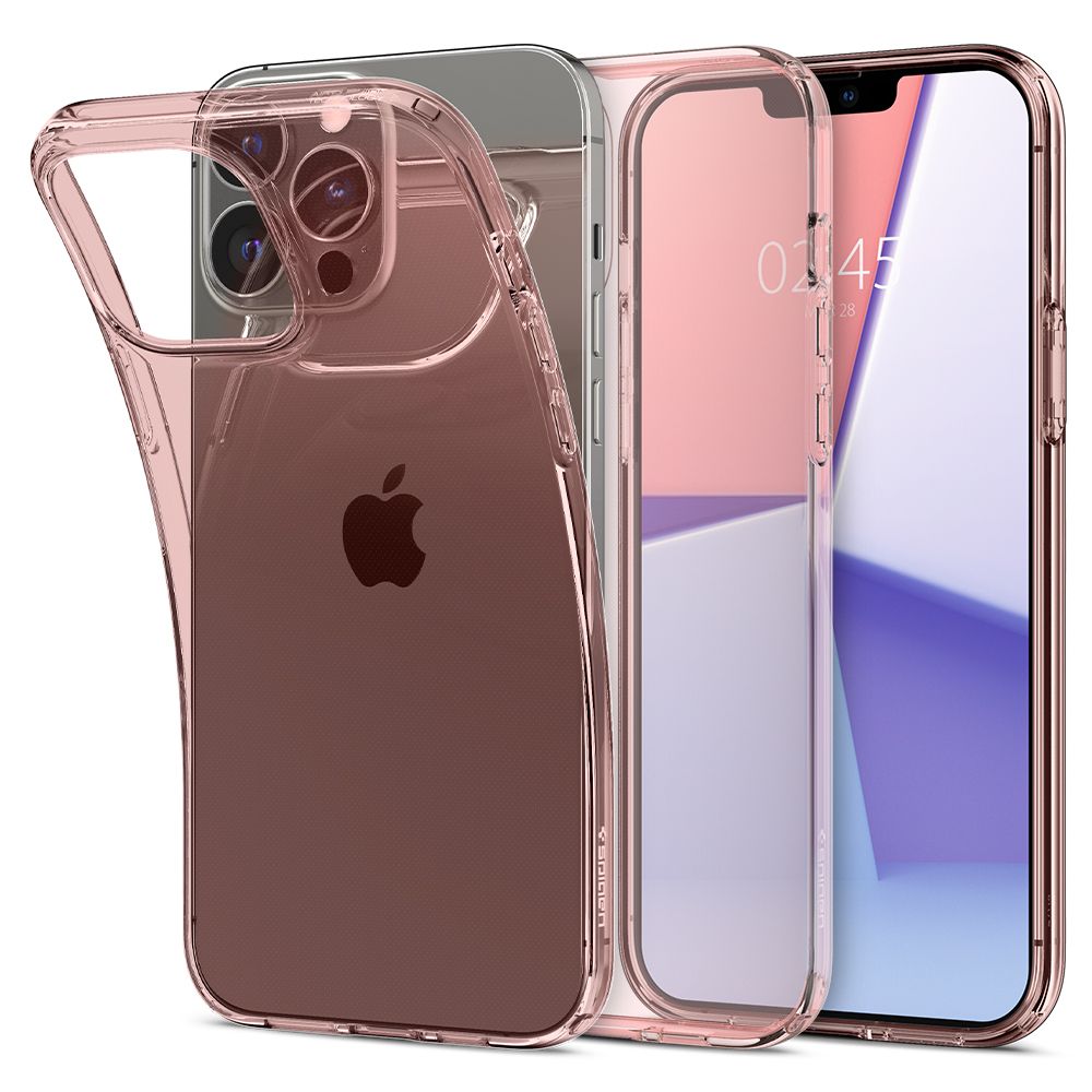 Spigen iPhone 13 Pro Crystal Flex Θήκη Σιλικόνης - Rose Crystal