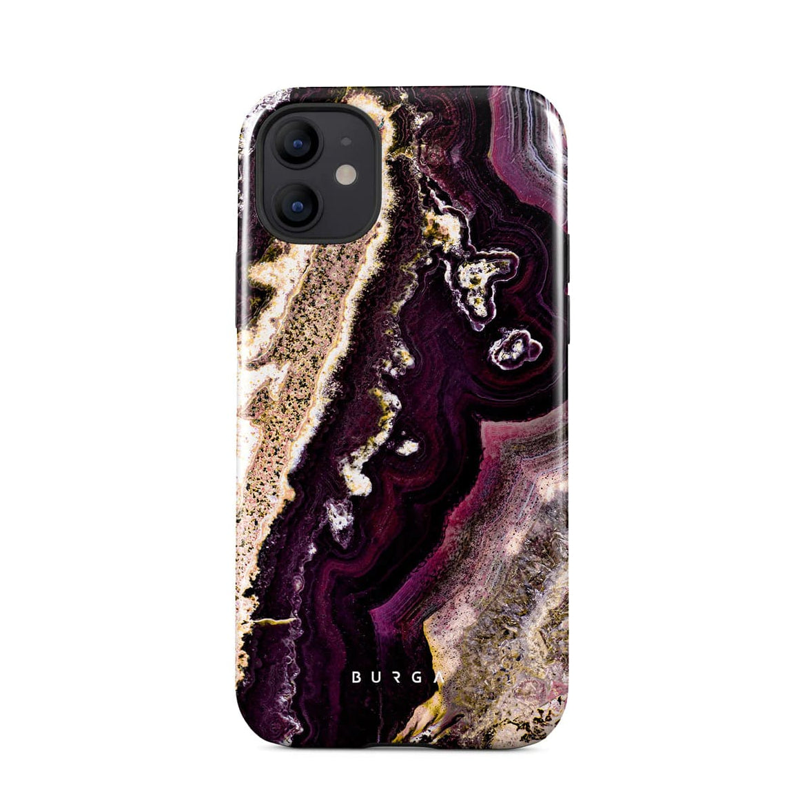 Burga iPhone 12 / iPhone 12 Pro Fashion Tough Σκληρή Θήκη - Purple Skies