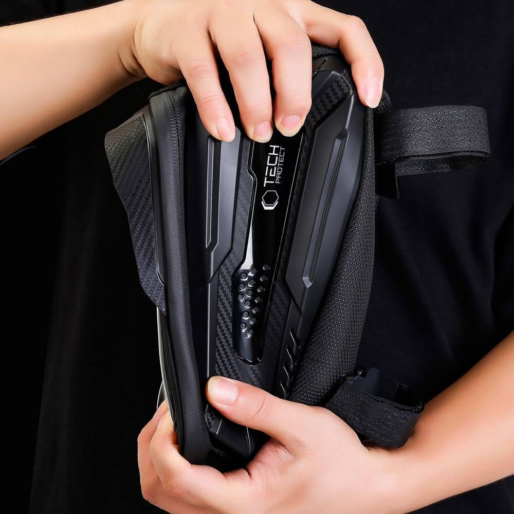 Tech-Protect V2 L - Universal Τσάντα Αποθήκευσης για Ποδήλατο 1.2L - Black