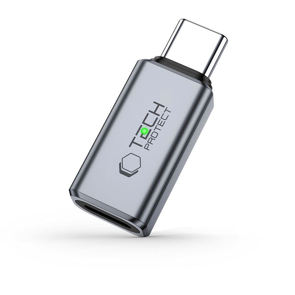 Tech-Protect Ultraboost Audio Adapter - Αντάπτορας Ήχου Type-C to Lightning - Grey