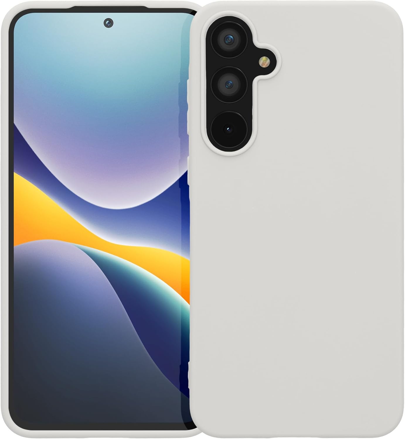 KW Samsung Galaxy A55 5G Λεπτή Θήκη Σιλικόνης TPU - Matte White