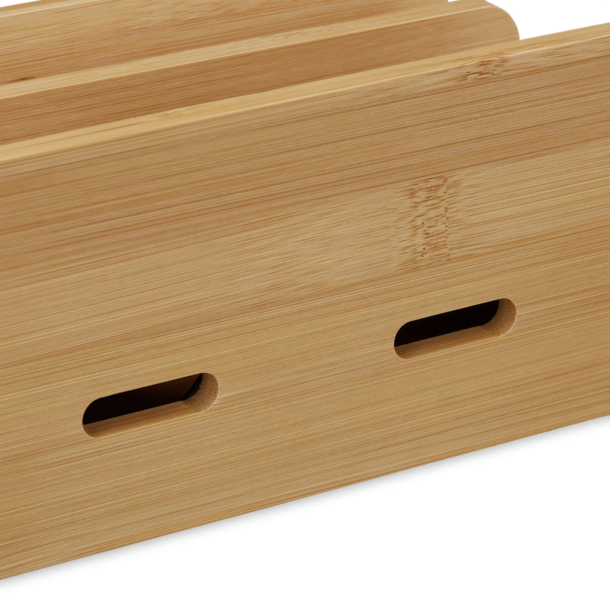 Relaxdays Σταθμός Οργάνωσης και Φόρτισης για Tablet και Smartphone από Μπαμπού - Natural - 4052025308322