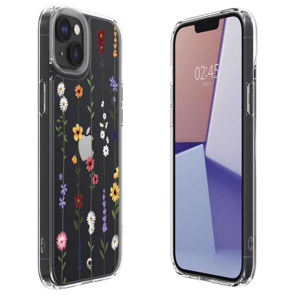 Spigen Cyrill iPhone 14 Plus / iPhone 15 Plus Cecile Σκληρή Θήκη με Πλαίσιο Σιλικόνης - Flower Garden
