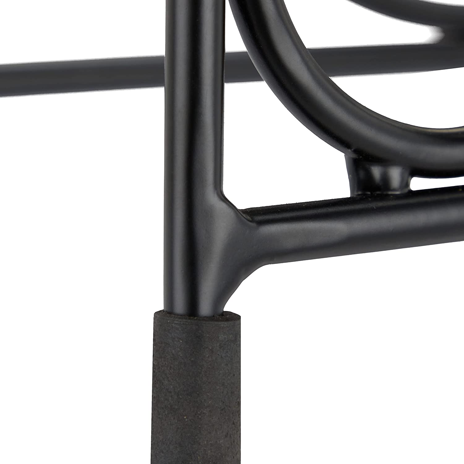 Relaxdays Σιδερένια Βάση με 2 Μπολ από Ανοξείδωτο Ατσάλι για Κατοικίδια - 300 ml - Silver / Black - 4052025373887