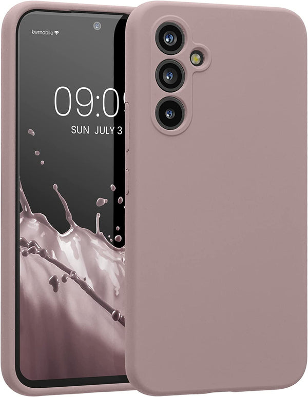 KW Samsung Galaxy A54 5G Θήκη Σιλικόνης Rubberized TPU - Nude Lilac - 60795.236 - likebrands.gr