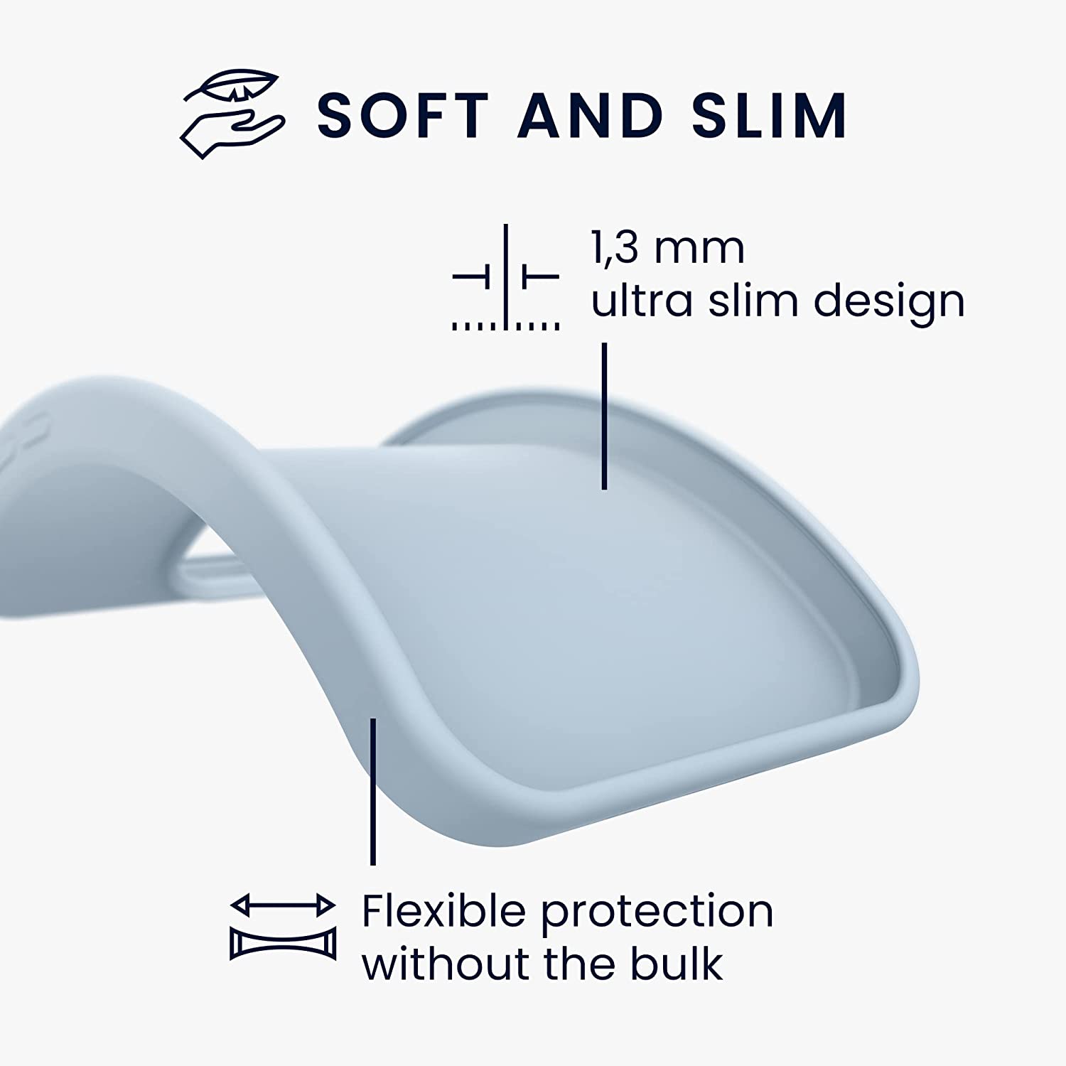 KW Samsung Galaxy S23 Ultra Θήκη Σιλικόνης TPU - Light Blue - 60284.58