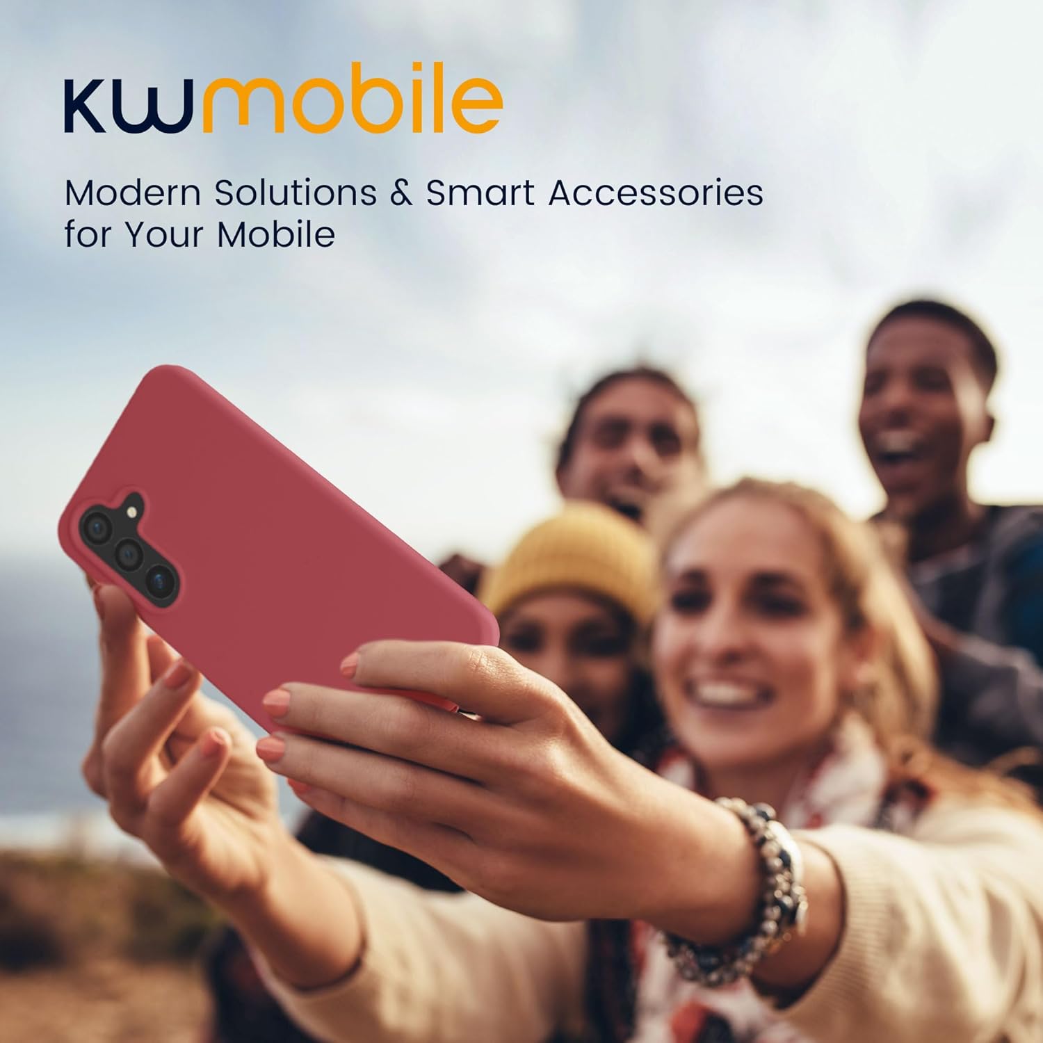 KW Samsung Galaxy S24 Θήκη Σιλικόνης Rubberized TPU - Dark Rose