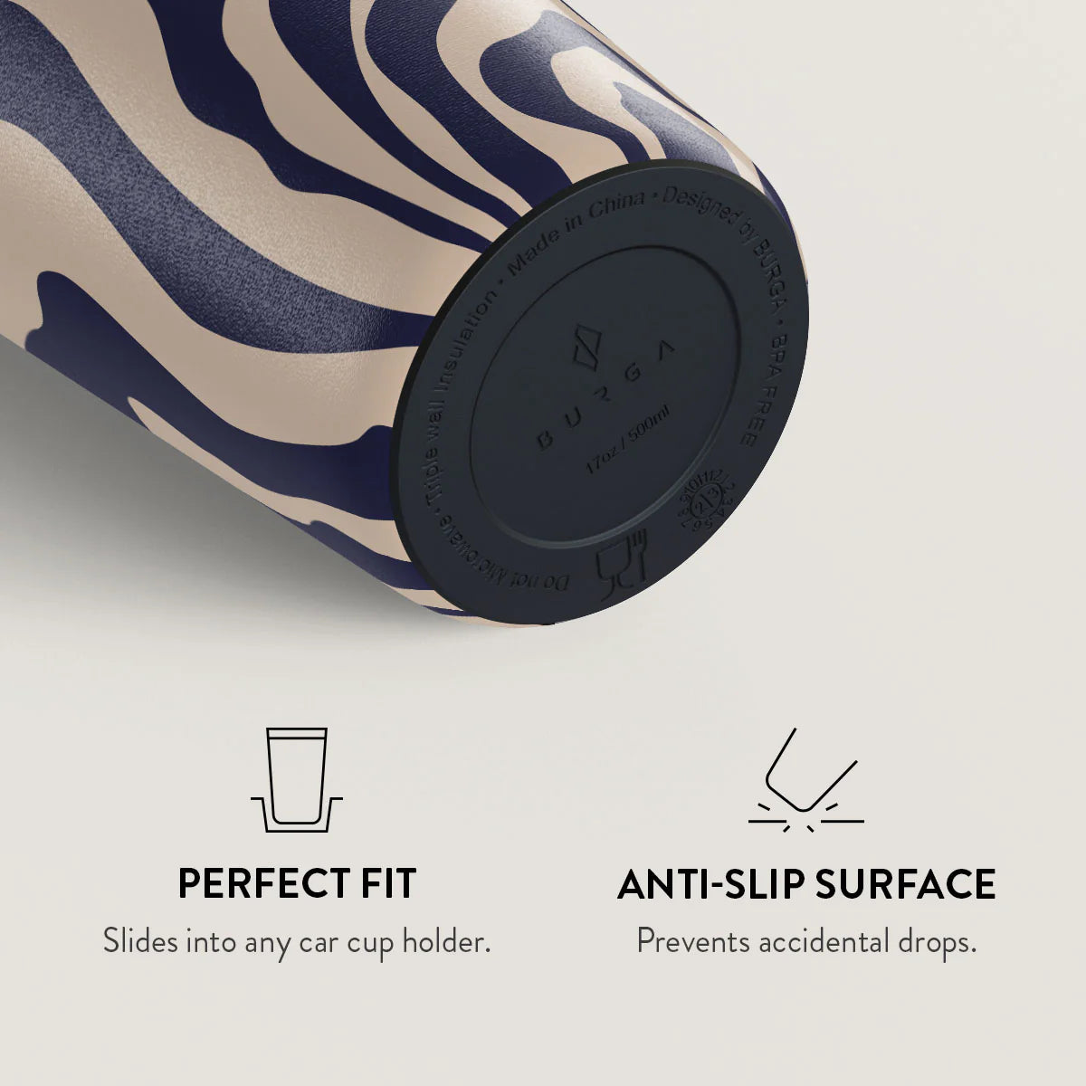 Burga Κούπα Θερμός από Ανοξείδωτο Ατσάλι - Flap Lid - 700ml - Vigilant