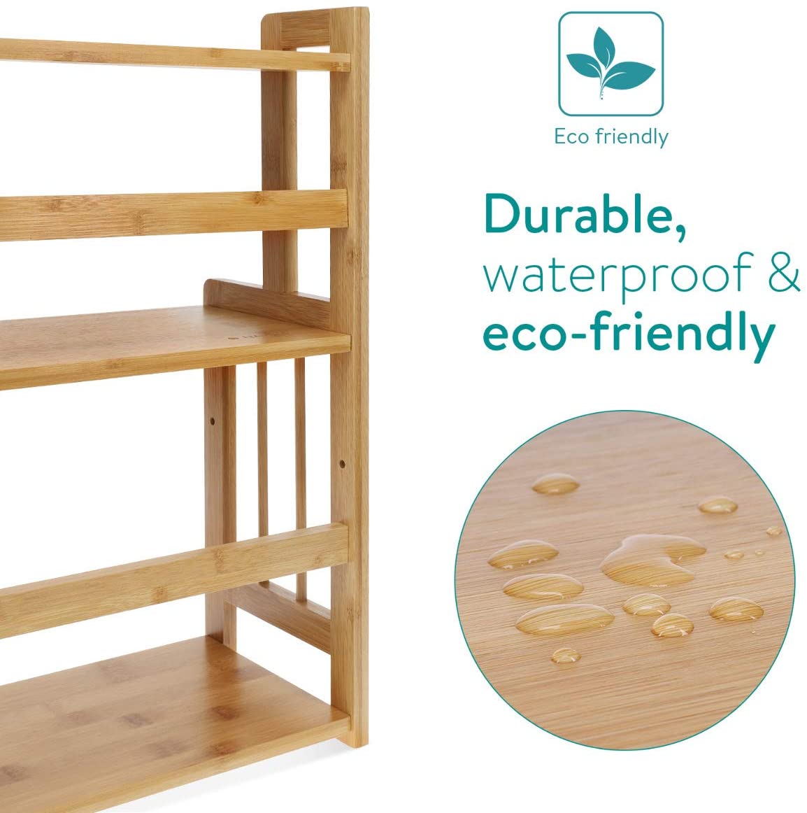 Navaris Bamboo Spice Rack Ξύλινο Ράφι Καρυκευμάτων από Μπαμπού - 50823.01