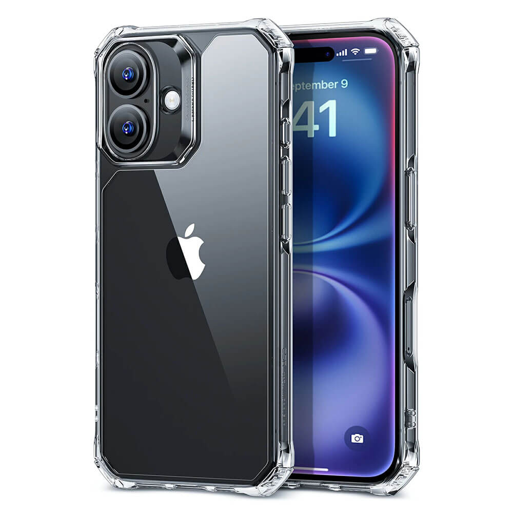 ESR iPhone 16 Air Armor Σκληρή Θήκη με Πλαίσιο Σιλικόνης - Διάφανη
