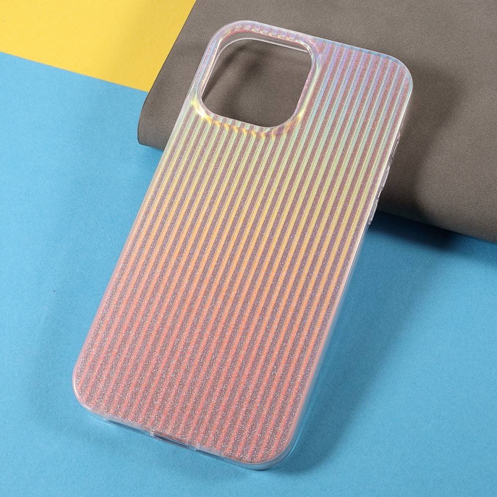 Kingxbar iPhone 13 Pro Travel Series Σκληρή Θήκη με Πλαίσιο Σιλικόνης - Sunset - Multicolor